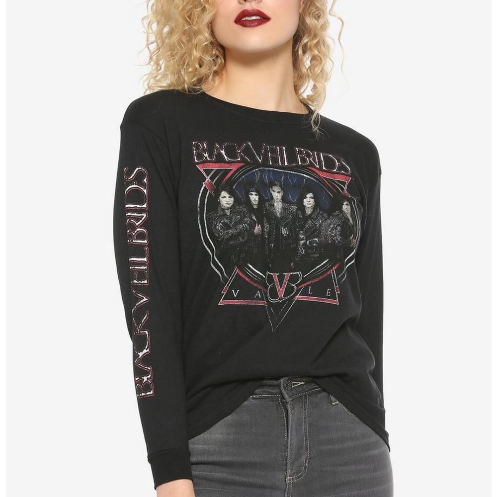 Hot Topic Black Veil Brides XXL Longsleeve Band Shirt